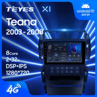 TEYES X1 For Nissan Teana J31 2003 - 2008 Car Radio Multimedia Video Player Navigation GPS Android 10 No 2din 2 din dvd