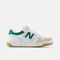 【NEW BALANCE】NB 運動鞋 童鞋 中童 兒童 魔鬼氈 白綠 PHB480SG-W楦