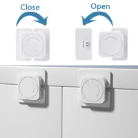 2/5Pcs Children Safety Lock Refrigerator Door Lock Multi-function Baby Anti-Pinching Home Cabinet Door Drawer Security Protector