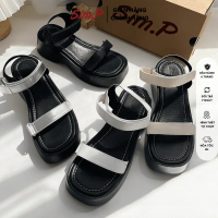 Giày sandal nữ simpshoes quai dán cao gót 7cm - Fan DéP