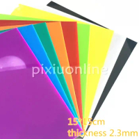 15*15*0.23cm J584 9Colors Colorful Opacitas Acrylic Plate Perspex Sheet Plastic Board DIY Model Dropshipping