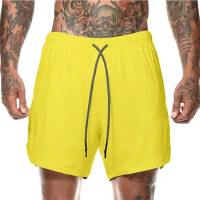 Men Boys Swim Trunks Compression Liner Swimming Shorts Quick Dry Bathing Suit With Boxer Brief Swimwear