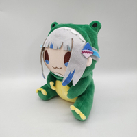 Best Hololive EN Vtuber Gawr Gura Plush Dolls Stuffed Toys For Kids Home Decor Throw Pillow Kids Gif