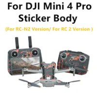 for DJI Mini 4 Pro Stickers RC 2/RC N2 Cool Protection Cover Waterproof  Colorful Covering Skin Drone Protective Film Mini 4 Pro - AliExpress