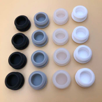 10PCS 4.5mm-50.6mm Silicone Rubber Blanking End Caps Tube Inserts Plug Bung Stopper Plug Blanking Hose End Cap Tube Pipe Gasket