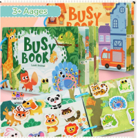 1-3 Year Montessori Busy Book Quiet Book Baby Enlightenment Book Kids Early Learning Activity Book