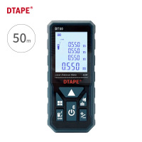【DTAPE】紅外線雷射測距儀50M DT-50(裝潢測量機器/紅外線測量/測距儀器/建築/鐵路/工程)