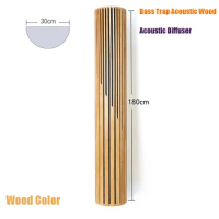 Singapore/Malaysia Large Size 180x30cm Acoustic Diffuser Solid Real Wooden Bass Trap Acoustic Wood Used In Home Studio Theater