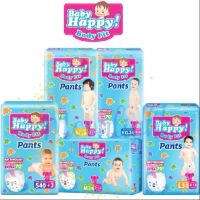 Pempes bayi BABY HAPPY BODY FIT PANTS M32 Popok Katun