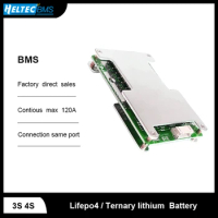 12V BMS 3S 4S 120A bms 18650 BMS For Lifepo4/Ternary lithium battery pack Electric bicycle/inverter/Electronic tools BMS 12V
