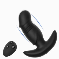JOAIDA Prostate Massager 3 Thrusts &amp; 10 Vibrations WENDT Butt Plug WIth Remote Control