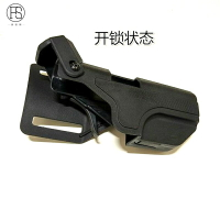 內上膛下壓速拔GLOCK17/19通用手槍套格洛克腰部綁腿戰術快拔套