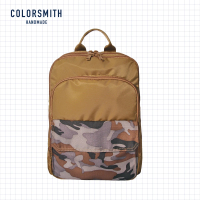 【COLORSMITH】UO．雙層方型後背包．UO-1399-BE(台灣原創品包包品牌)