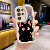 เคสกระจกกรอบหยัก, เคสโทรศัพท์แฟชั่นสาว, การออกแบบแต่งตัวคิตตี้น่ารัก, เข้ากันได้กับ OPPO A76 4G, A78