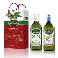 Olitalia 奧利塔 特級初榨橄欖油1000ml+玄米油1000ml禮盒組