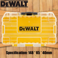 DEWALT Original Medium Tough Case TSTAK Yellow Shell 148*85*40MM Mini tool Accessory Storage Box