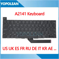 New For Macbook Pro Retina 16" A2141 Replacement Keyboard US UK Spain French Russian 2019 EMC 3347