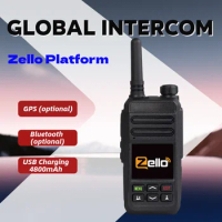 4G public network walkie talkie Zello PTT platform handheld 5000 kilometer plug-in foreign trade walkie talkie
