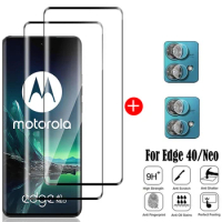For Motorola Edge 40 Neo Glass Moto Edge 40 Tempered Glass 9H Full Curved Protective Screen Protetor For Edge 40 Neo Lens Film