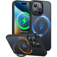 【日本代購】TORRAS 手機殼 UPRO Ostand R 美軍規格  iPhone 15 Pro Max 黑色