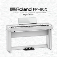 Roland FP-90x 數位鋼琴/套組/公司貨保固/白色