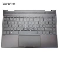 New For HP SPECTRE 13-AE 13-AE011DX Palmrest with Backlit Keyboard (Brown Color) 942040-001