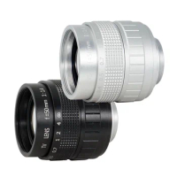 Large Aperture 50mm f1.4 Lens with Hood for Sony NEX-5 NEX-7 A6000 A6300 A6500 Olympus Panasonic Canon Fuji Fujifilm Camera