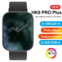 AMOLED HK9 Pro Plus Smartwatch 2GB Storage reloj hombre 2024 IWO Watch 9 NFC Smart Watches For Men PK Hello Watch 3 Plus Ultra 2