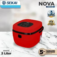 SEKAI Rice Cooker Penanak Nasi SERELA CMW-522 / CMW-521 Kapasitas 2 Liter CMW-521 (MERAH)