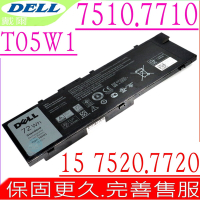 DELL T05W1 電池適用 戴爾  Precision 7510 7710 7720 15-7510 7520 M7520 M7720 P53F P29E TWCPG T05W1 4PK2C