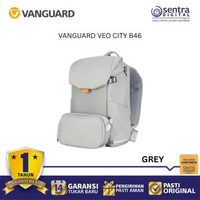 VANGUARD VEO CITY B46 Camera Backpack Water Resistant Ergonomic Design Full Gear Organizer X01 GREY
