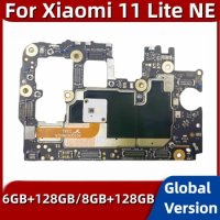 Motherboard for Xiaomi Mi 11 Lite 5G NE, Mainboard PCB Module, 128GB ROM, with Snapdragon 778G Processor