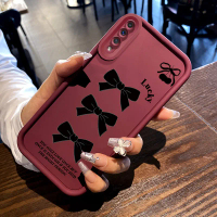 Casing Hp untuk Samsung Galaxy A50 A50s A30s Case Pola Butterfly Hitam Kasing Anti-Sidik Jari Siliko