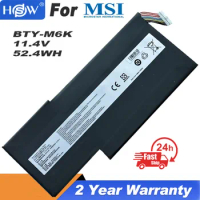 NEW Factory Laptop Battery For MSI MS-16R1 MS-17B4 MS-16K3 GF63 8RC 8RD GF65 9SD battery BTY-M6K 11.4V 52.4WH