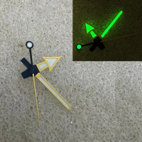 1 Set C3 Green Luminous Watch Hands Needles Watch Parts For NH35/NH36 automatic mechanical watch movement repair Accessories