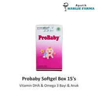 Probaby Softgel Box 15's - Vitamin DHA & Omega 3 Bayi & Anak