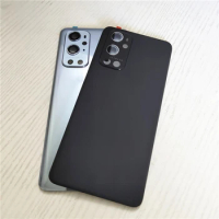 100% Original Back Battery Cover Glass Panel Rear Door Housing Case Battery Cover With Camera Lens For Oneplus 9 Pro 9Pro Phone