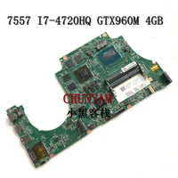 I7-4720H GTX960M 4GB FOR Dell Inspiron 15 7000 7557 Laptop Motherboard DA0AM9MB8D0 CN-0RNXCD RNXCD Mainboard