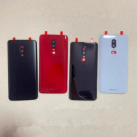 Oneplus6 Housing For Oneplus 6 One Plus 6.28" Glass Battery Back Cover Repair Replace Door Phone Rear Case + Camera Lens