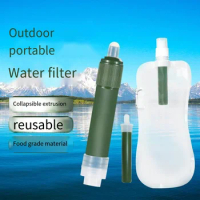 Outdoor Rescue, Emergency Portable Filter Water Bag, Outdoor Camping Survival Water Filter Bottle, Direct Drinking Water Filter