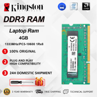 Modul Memori Komputer Riba, Kingston, RAM DDR3 4GB, 1333MHz SODIMM, 1.5V, 1Rx8, Serasi PC3-10600S La