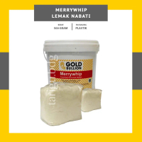 MENTEGA PUTIH MENARA MERRYWHIP 500GR  - MENARA SHORTENING BAKERS FAT - CAKE SOFT CREAM - CREAMING FA