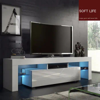 Modern Led Tv Stand Cabinet Living Room Furniture 50 Inch Tv Screens High Capacity Tv Console For Living Room Freeshipping