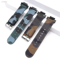 Camouflage Nylon Watchband For Casio GSHOCK GA-120 700 DW5600 GW-5610/8900 DW-9052 Replace Band With Adapter 16mm Bracelet Strap