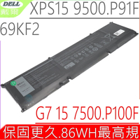 DELL 69KF2 Inspiron 7610 電池適用 戴爾 XPS 15 9500 P91F G7 7500 P100F G15 5511 PRECISION 5560 5550 70N2F