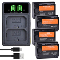 2280mAh NP-FZ100 Battery and BC-QZ1 USB Charger for Sony Alpha A7 III,A7R III,A9,Alpha 9,A7R3,a6600,a7R IV, Alpha a9 II,ZV-E1