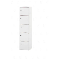 【艾蜜莉的家】1.4尺塑鋼白色置物櫃 收納櫃(免組裝)