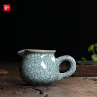 龍泉青瓷公道杯 冰裂分茶器 陶瓷茶海 均杯功夫茶具 茶道配件特價1入