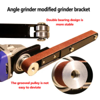 Angle Grinder Modified Belt Sander Grinder Woodworking Sand Belt Machine Grinder Modification Tool for 100 115 125 Angle Grinder