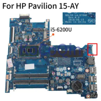 For HP Pavilion 15-AY I5-6200U Notebook Mainboard BDL50 LA-D704P DDR4 Without VGA interface Laptop Motherboard